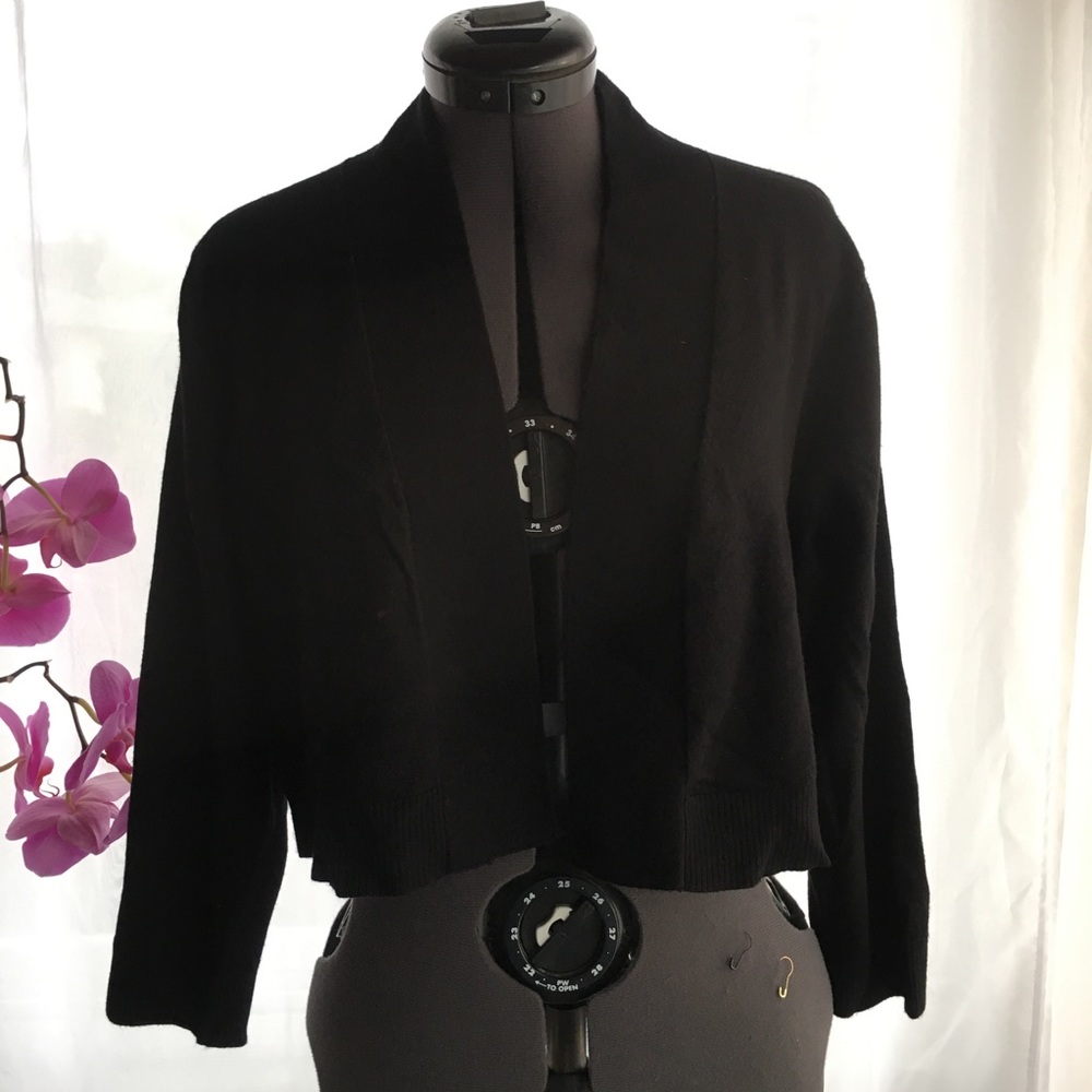 Calvin Klein cropped cardigan minimalist balletcore. NWOT